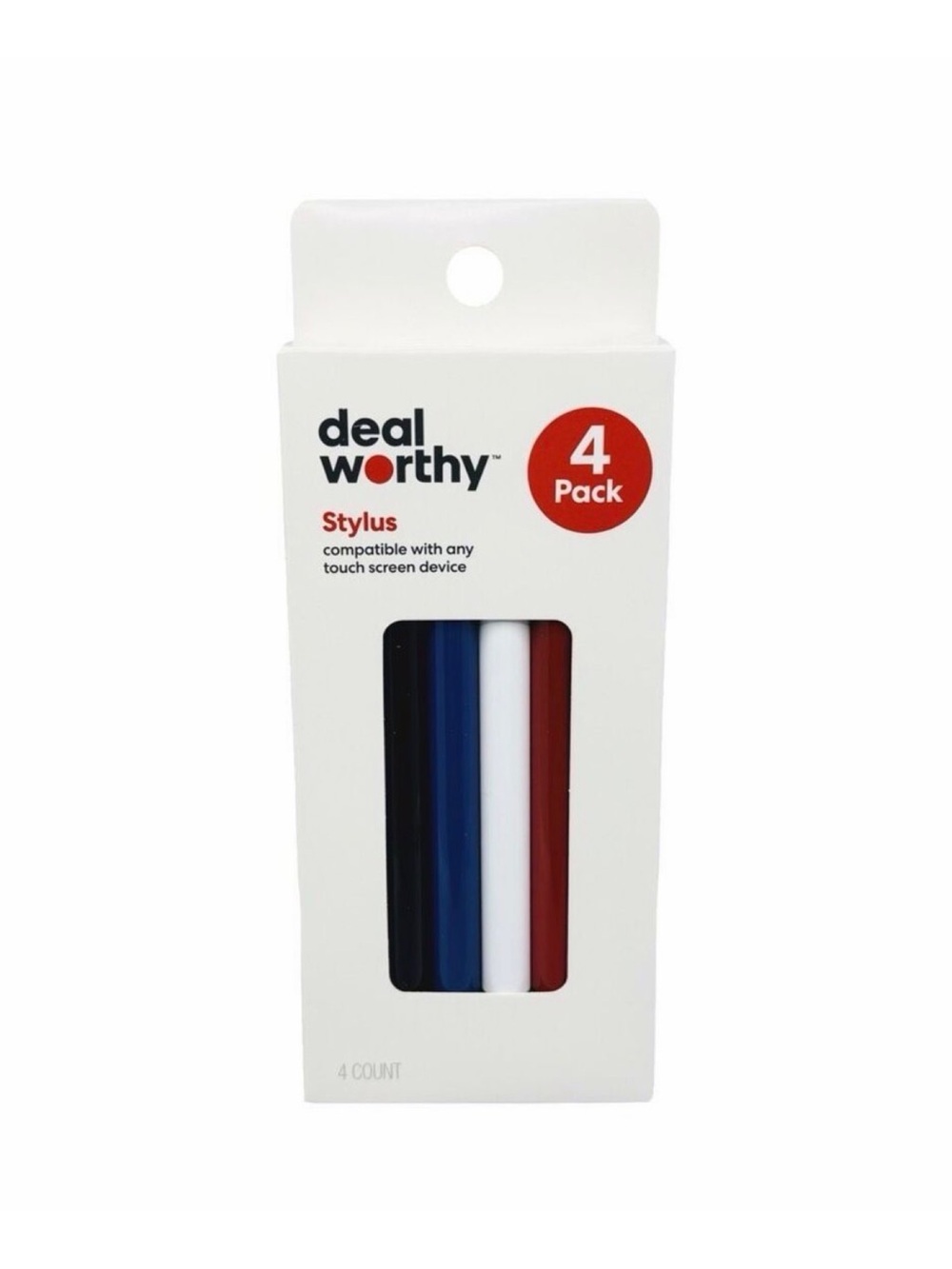 Deal Worthy 4-Pack Stylus - Touch Screen Device Compatible